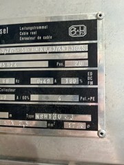 Bischoff & Hansel Conductix Wampfler Winder Reel EB306-W63,2/25-50-HM K0 🇺🇸