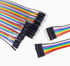 40 Pin Dupont Cables M-F, M-M, F-F Jumper Breadboard Wire GPIO Ribbon Pi Arduino