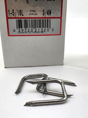 Lot of 3 Boxes of 100 Metallics Steel Cable Staples CST300 1-5/16″ x 3/4″