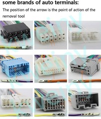 Electrical Wiring Connector Release Pin Tool (11 Pieces No Duplicate)