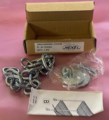 Lot of 4x New Nexel Grounding Chain Kits Nexel 725481 Ground Chain 1 Foot Nexel
