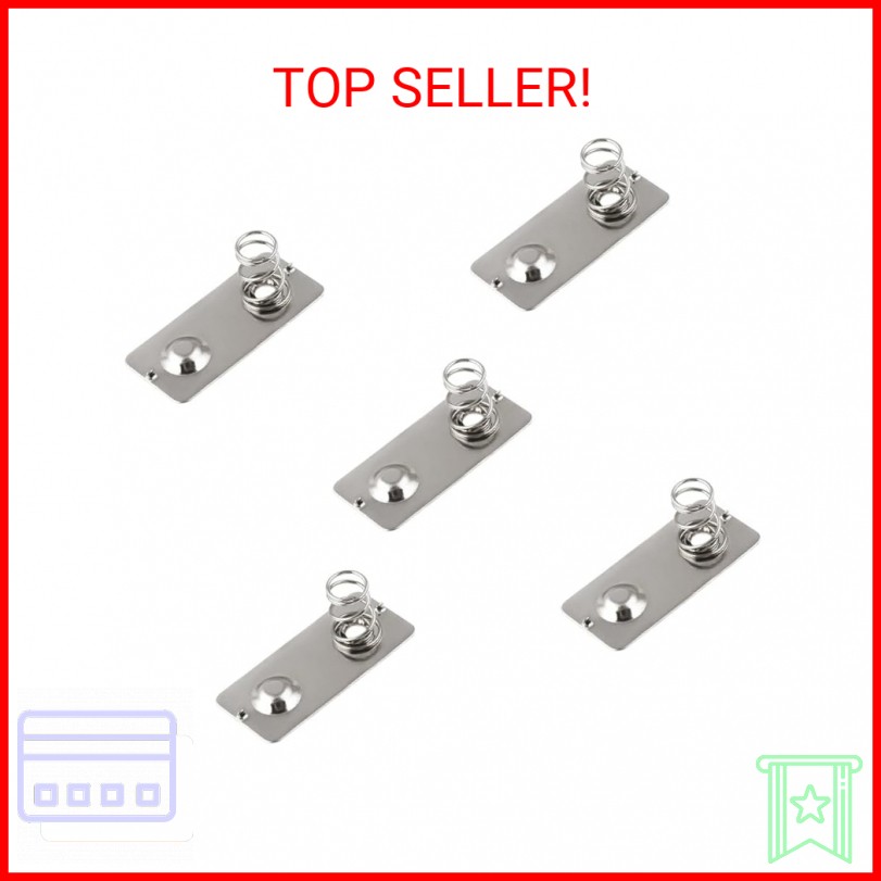 Heyiarbeit 20Pcs Battery Springs AA Metal Contact Plate Replacement Positive to