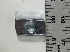 100pk Eaton B-Line N225WOZN Channel Lock Nut 1/2″-13 Steel No Spring Zinc Plated
