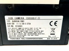 Toshiba Teli CS8550DiF-21 CCD Camera Type BJ0065A R0HS