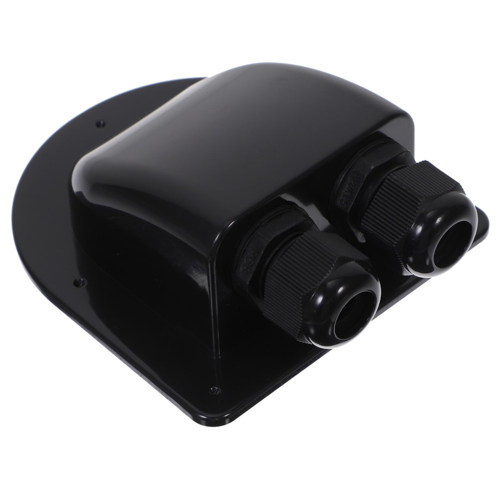 Waterproof ABS Cable Entry Gland Box Dual Holes for Rv Solar Wiring