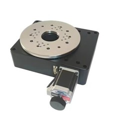 PT-GD204 High-precision Electric Rotary Table 360 Degree Rotation Worm Gear