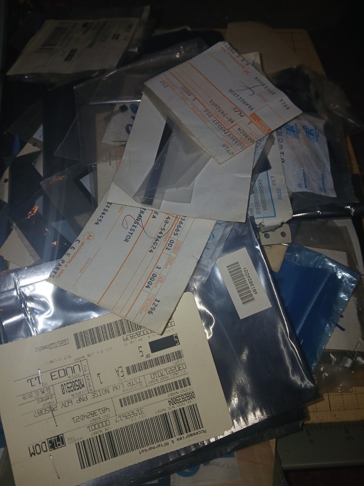 Huge lot of Motorola Communication Transistors, Diodes,and JFETs/New old stock