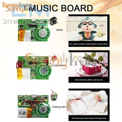 8M Recordable Sound Module MP3 Music Voice Player Board for Greeting Card DIY