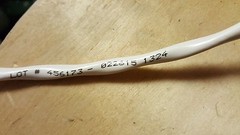 Alpha Wire M1472 16/1P Shielded Communication/Control Cable 105C/600V White/50ft