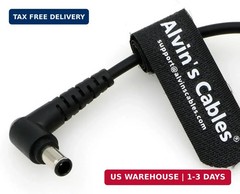 Alvin’s Cables D-tap to DC Power Cable for Sony FX6 FX9 Camera Right Angle DC to