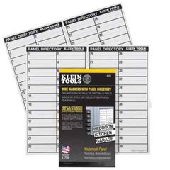 Klein Tools 56255 Wire Marker – Household Electrical Panel w/ Directory