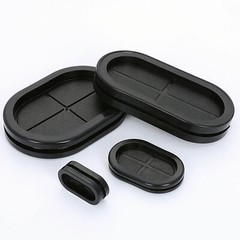 Black Rubber Oval Blanking Grommets Grommet Closed Gromet Blind Plugs Bungs