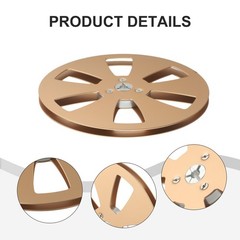 Aluminum 1PCS Empty Reel for 7 Inch Tape Silver/Blue/Black/Gold Options
