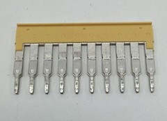 Weidmuller 1608940000 ZQV 2.5/10 Yellow Contactor Cross Connector (20 Pieces)