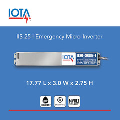 IIS 25 I M5 Emergency Inverter, 25W Output, Interruptable