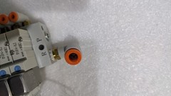 SMC SYJ314-5LZ SOLENOID VALVE (5) WITH SPECIAL CONNETOR WITH 5 PLACE MANIFOLD