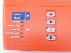 Honeywell First Alert FA570CR Fire Alarm LCD Keypad Annunciator 12VDC – NEW S…