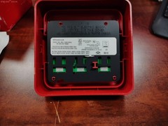 COOPER WHEELOCK ZRS-MCC-FR FIRE ALARM STROBE LIGHT
