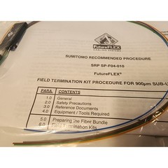 Lot/10 Sumitomo Future Flex 6 Fiber Field Termination Kit Ftfld06 SRP SP-F04-010