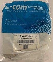L-Com Reversible D-Sub Cable Mixed Lot CRMN15MF-15, CRMN15MM-10, CRMN25MF-5 NEW