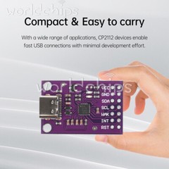 CP2112 Debug Board USB to SMBus I2C Communication Module For CCS811 Board Type-C