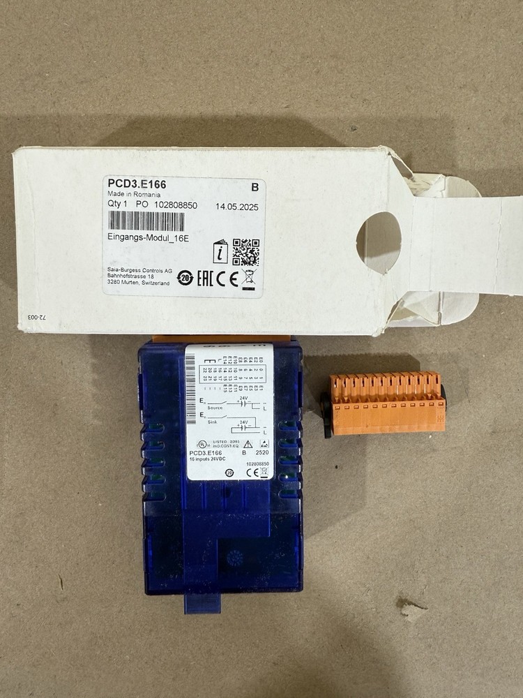 SAIA PCD3.E166 PLC Module 16E