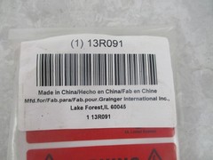GRAINGER 13R091 10 ELECTRIC TRACE LABELS, 1 ROLL GLASS CLOTH TAPE 66 FT, AB0078