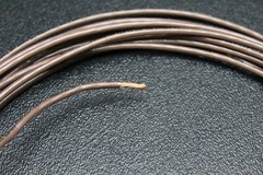 12 GAUGE THHN WIRE STRANDED BROWN 10 FT THWN 600V 90C MACHINE CABLE AWG