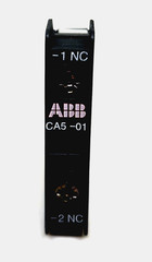 NEW ABB CA5-01 Auxiliary Contact Block (NC – Normally Closed)