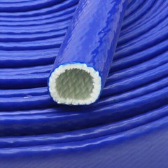 Silicone/Fiberglass Fire Sleeving High Temp Insulation Sleeve Φ20mm Φ25mm Blue
