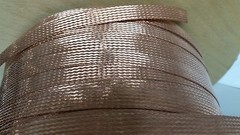100 FEET 1/2 BRAIDED GROUND STRAP GROUNDING BARE PURE COPPER FLAT BRAID IN USA