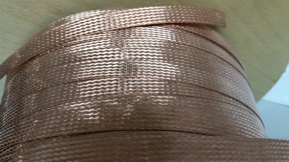 70 FEET 1/2 BRAIDED GROUND STRAP GROUNDING BARE PURE COPPER FLAT BRAID IN USA