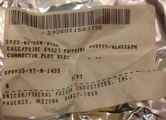 military aircraft cannon backshell 26 pin connector H-60 F/A-18 G & H technology