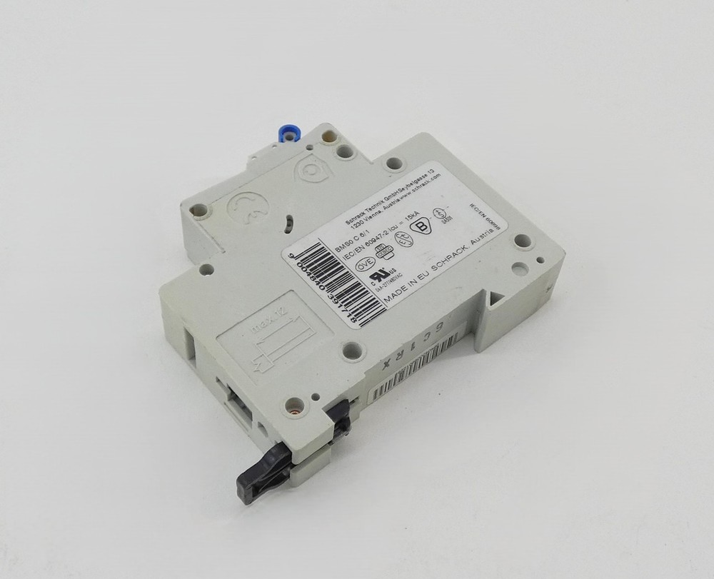 Schrack BM017106 C 6/1 Miniature Circuit Breaker 230-400V MCB