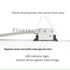 5um Magnetic Scale Encoder Sensor Tape Aluminum Profile for Woodworker Lathe DRO