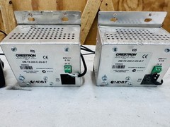 Pair of CRESTRON DM-TX-200-C-2G-B-T / DMTX200C2GBT w/Power Supplies – read