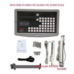 Lathe DRO 2 Axis Digital Readout and Linear Scale KA300 KA500 Optical Encoder