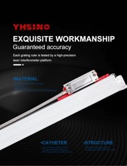 YHSINO KA600 Linear Scale Encoder Resolution 0.005mm Length KA600 1100 -1900mm