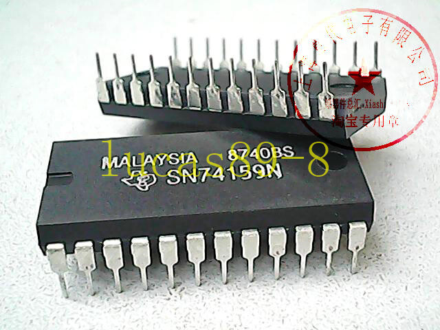 1PCS SN74159N Encapsulation:DIP24,4-LINE TO 16-LINE DECODERS/MEMULTIPLEXERS