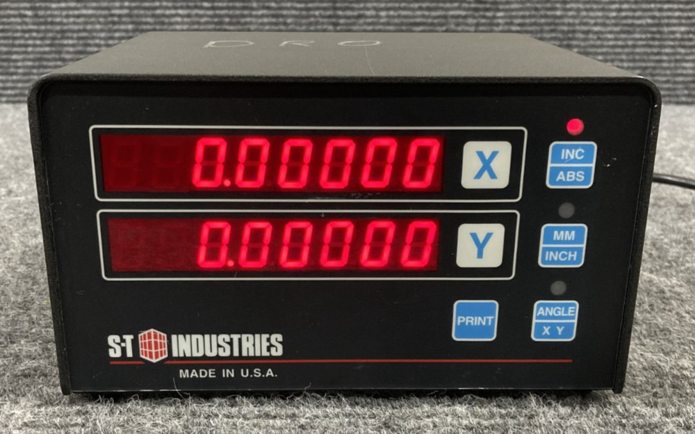 ST Industries 20-7000 DRO 2 Axis Digital Readout w/ Power Cord (As Is)