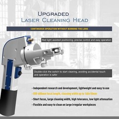 1500Watt Laser Cleaning Machine for Removing Metal Rust and Paint Oxidation