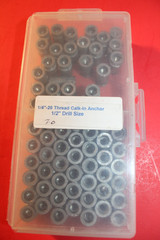 70 Pieces 1/4″-20, 1/2″ Drill Machine Screw Anchor, 70 Pieces