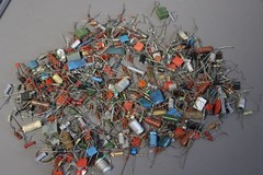 Vintage Soviet USSR Mixed Electronic Components Job Lot 250g Resistors Capacitor