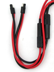 Workman TP-8B 14′ 2-Pin 8 AWG Polarized Quick Disconnect Bullet Lead CB Radio
