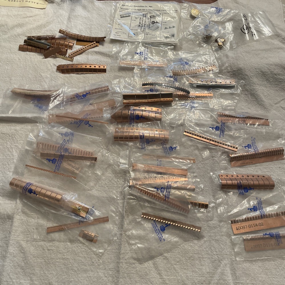 INSTRUMENT SPECIALTIES CO. Lot Of Beryllium Copper Strips