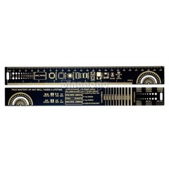 25cm Multifunctional PCB Ruler Measuring Tool Resistor Capacitor Chip IC