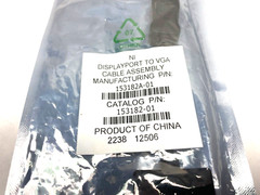 National Instruments 153182A-01 Display Port to VGA Cable Assembly