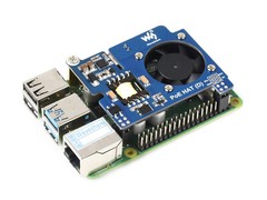 Waveshare Power over Ethernet HAT (D) for Raspberry Pi 3B+/4B 802.3af-compliant