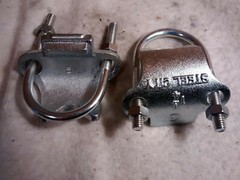 2, Steel City RC 1-1/4 Pipe / Rigid Conduit Clamp Galvanized Malleable Iron