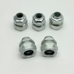 Lot Of 5, CPR1 Eton, 1/2″ Threadless Compression Rigid Conduit Connector